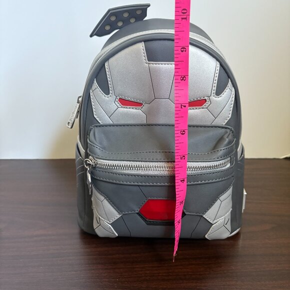 Marvel Light Up War Machine Cosplay Loungefly Mini Backpack NWT - Picture 5 of 8